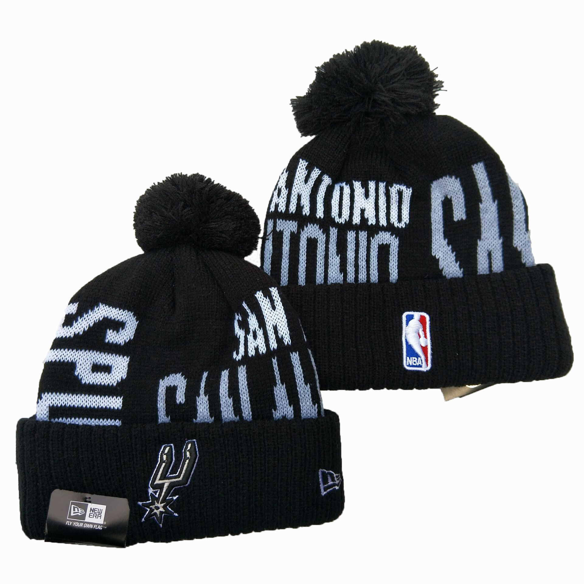 NBA San Antonio Spurs 2019 Knit Hats 008